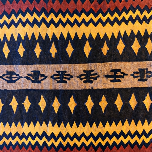 Rustic Artisan Southwestern Home Rug